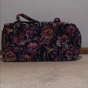Vera Bradley Large Duffel Midnight Wildflowers